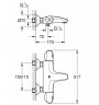 Grohtherm 1000 New Термостат для ванни 1/2, настінний монтаж — Photo 3