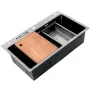 Мийка Mixxus Premium MH7545-SET-05 NANO-SILVER (3.0/0.8) комплект (нержавійка) (MX9634) — Photo 5