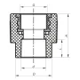З'єднувальна муфта ВР 25x1/2F PPR Koer K0087.PRO (KP0105) — Photo 4