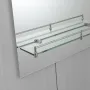 Дзеркало настінне ZERIX LAGUNA MRZ03-50x70x11 прямокутне з дугоподібним верxом та полицею (ZX5622) — Photo 9