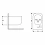Біде підвісне Qtap Gemini 485×340×300 мм, White QTTAU28W49120 — Photo 9