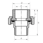 Згін-американка ЗР 20x1 / 2M PPR Koer K0135.PRO (KP0171) — Photo 3