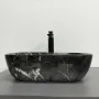 Умивальник (раковина) VBI RAVENNA BLACK OPAL GLOSSY накладний — Photo 7