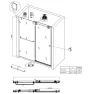 Двері в нішу Koer SR SD06-120x220-TR-01 прозоре скло Easy Clean 8мм, хром (KR5367) — Photo 22