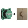 SHOWER SELECT COMFORT E термостат для 2споживачів, ПМ, шліфованна бронза+IBOX universal 2.0 прихована частина для зміш(в подарунок) — Photo 2