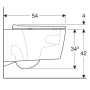 Підвісний унітаз Geberit One з сидінням 500.201.01.1 — Photo 8