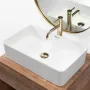 Умивальник (раковина) REA BERTA 55 WHITE білий накладний — Photo 8