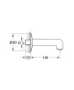 Вилив для ванни Grohe BauClassic Neutral (13258000) — Photo 3