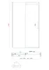 Двері в нішу Koer SR SD01-140x200-TR-01 прозоре скло Easy Clean 8мм, хром (KR5380) — Photo 53