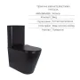 Комплект 2 в 1: підлоговий унітаз Qtap Scorpio Matt Black QT14226088AMB + набір гігієнічного душу Lidz Aria Black LDARI110BLA43394 — Photo 9