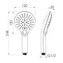 CASCADA A20Rw душ ручний, 3 режима, cromo — Photo 4