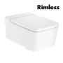 INSPIRA Square унiтаз 370*560*440мм, пiдвiсний, квадратний, Rimless, горизонтальний випуск — Photo 4