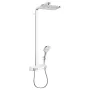 Raindance Select E 360 1jet ST Showerpipe Душова система, білий/хром — Photo 2