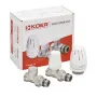 Комплект для підключення радіатора Koer SET-15 - 1/2"x3/4" (прямий) з термоголовкою ЗЗ (KR3180) — Photo 11