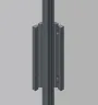 Душова кабіна без піддону Koer SR SC10-90x90x195-TR-12 прозоре скло Easy Clean 6мм, матове золото (KR5943) — Photo 44