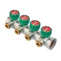 Колектор вентильний з адаптером Koer KR.1127-4 - 1"x4 - 3/4 Ways (євроконус-площина) (KR4948) — Photo 2