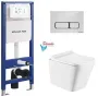 Інсталяція KollerPool AQUA LINE + EDGE White панель змиву + підвісний унітаз TREND з сидінням Soft-close ( змив Tornado 3,0 ) — Photo 10
