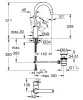 Змішувач для раковини L-розміру Grohe BauLoop (23763000) — Photo 4