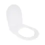 Сидіння для унітазу Qtap (Evia, Arvin, Leo 630) 410x330x22 мм, White, з мікроліфтом, Slim Duroplast, Quick Release QTSC179W49264 — Photo 7