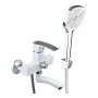 Змішувач для ванни Mixxus Magnum 009 (Euro) White-Chrome (MI6203) — Photo 3