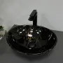 Умивальник (раковина) VBI PARMA MARBLE BLACK GLOSSY накладний — Photo 7
