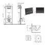 Готове рішення Qtap для ванної кімнати: підвісний унітаз Taurus Ultra Quiet 515×360×350 + комплект інсталяції Nest 4 в 1 (лінійна клавіша Matt Black) — Photo 8