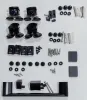Двері в нішу Mixxus Premium DIVERSE SD01-140x185-TR Black прозоре скло 5мм (MI6878) — Photo 7