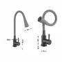 Змішувач для кухні Lidz Aria 015F31 (k35) з гнучким виливом LDARI015F31GGRP49567 Graphite/Grey — Photo 10