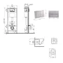 Готове рішення Qtap для ванної кімнати: підвісний унітаз Swan Ultra Quiet 520x360x320 + комплект інсталяції Nest 4 в 1 (квадратна клавіша Satin) — Photo 10