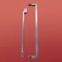 Шторки скляні на ванну Koer SR BS04-95x140-TR-07 прозоре скло 6мм, графіт (KR5404) — Photo 39