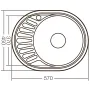 Мийка кухонна Zerix Z5745-08-180E (Satin) (ZX1592) — Photo 3