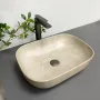 Умивальник (раковина) VBI RAVENNA BEIGE STONE MATT накладний — Photo 9