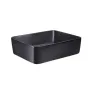 Комплект Qtap Tern: Раковина накладна прамокутна 475х370х140 мм Matt Black + Донний клапан PU03 — Photo 9