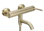 Змішувач для ванни та душу REA ARGON BRUSHED GOLD з виливом — Photo 7