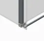 Бічна стінка до кабіни Koer SR SW01-90x200-TR-07 прозоре скло Easy Clean 8мм, графіт (KR5382) — Photo 30