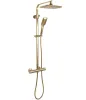 Душовий гарнітур REA TOM BRUSHED GOLD матове золото з термостатом — Photo 11
