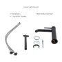 Комплект для душа Qtap Robin Black: Змішувачі QTROB4060102B+QTROB1060M102B+Тримач QT829910842854OB+Шланг QT054BL43074+Лійка QTRUC125BLM45776 — Photo 14
