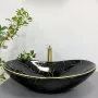 Умивальник (раковина) VBI TURIN MARBLE BLACK GLOSSY накладний — Photo 9