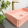Умивальник (раковина) VBI FLORENTIA PINK MATT накладний — Photo 10