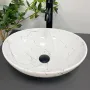 Умивальник (раковина) VBI PARMA WHITE STONE GLOSSY накладний — Photo 5