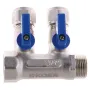 Колектор з кульовими кранами і фитингом Koer KR.1125-2 3/4"x2 ways (KR2835) — Photo 4