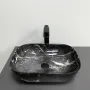 Умивальник (раковина) VBI RAVENNA BLACK OPAL GLOSSY накладний — Photo 5