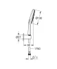 Душовий набір з тримачем, 3 режими струменю Grohe Rainshower SmartActive (26581000) — Photo 15
