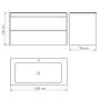 тумба + умивальник VILLEROY&amp;BOCH FINION, 120см, білий матовий — Photo 5