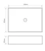 Раковина накладна Mixxus Premium QUADRO-0104 500х350х120mm (MP6515) — Photo 15