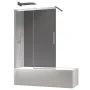 Шторки скляні на ванну розсувні Koer SR BS06-120x150-TR-01 прозоре скло Easy Clean 6мм, хром (KR5945) — Photo 31