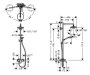 Croma Select E 180 2jet Showerpipe Душова система, кіль білий хром — Photo 3