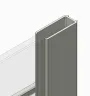 Бічна стінка до кабіни Koer SR SW01-90x200-TR-07 прозоре скло Easy Clean 8мм, графіт (KR5382) — Photo 41