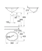 Вбудована раковина 55 Grohe Bau Ceramic (39423000) — Photo 21