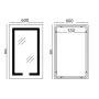 Дзеркало Mixxus HARD MR06-60x80-CASE з Led Touch, Anti-fog, димером, регулятором яскравості, годинником (MI7157) — Photo 14